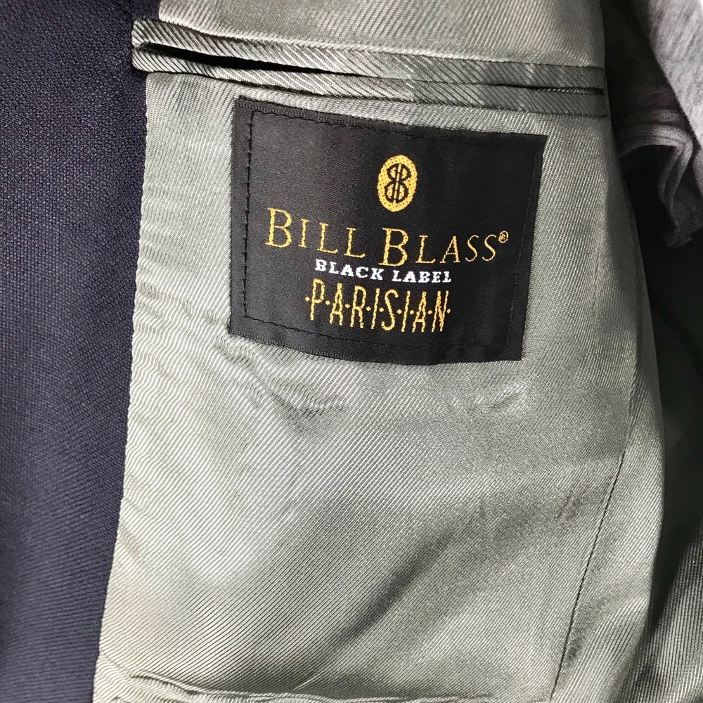 men’s Bill Blass Black Label blazer, Navy, 39 REG